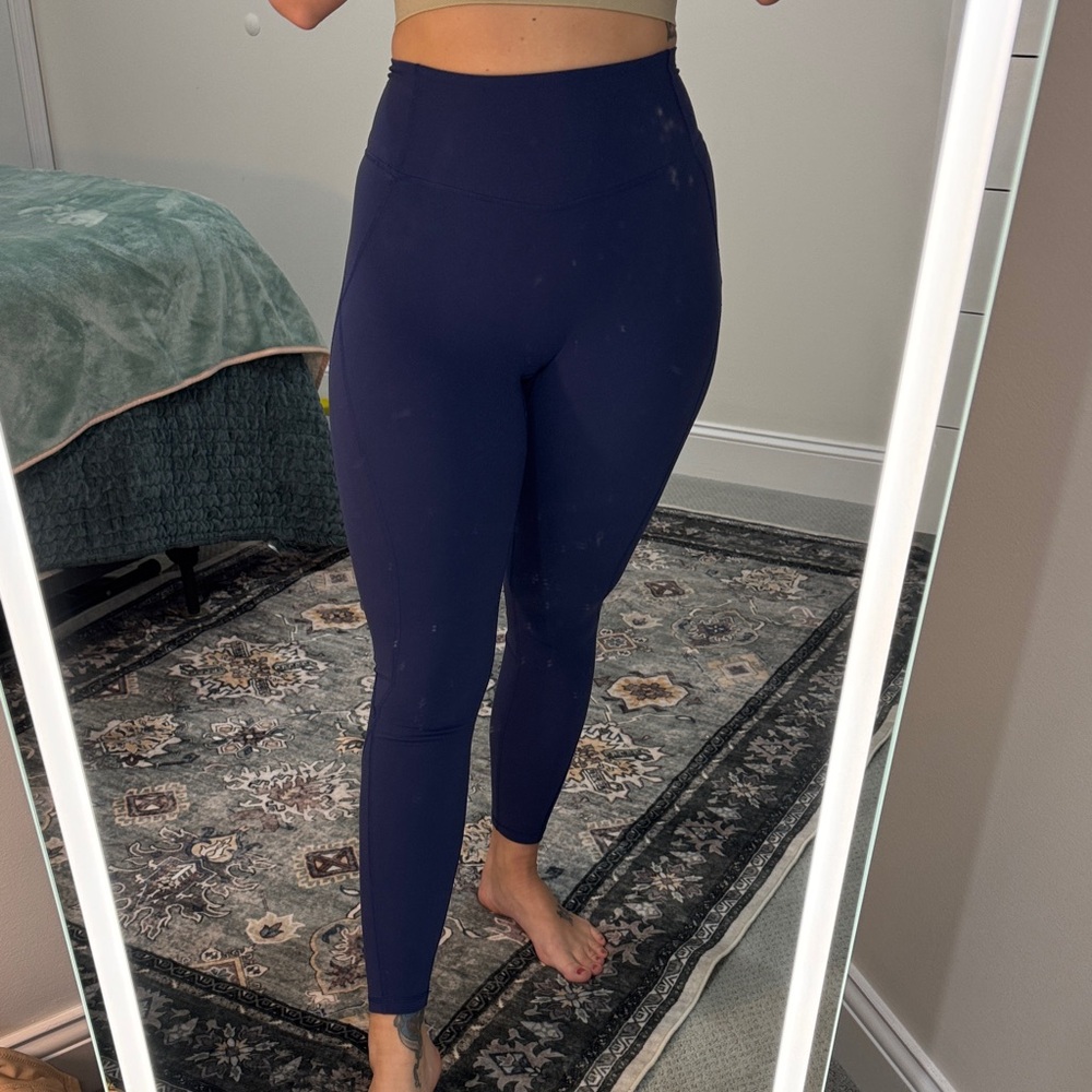 Buffbunny Navy Blue High-Waisted Leggings
